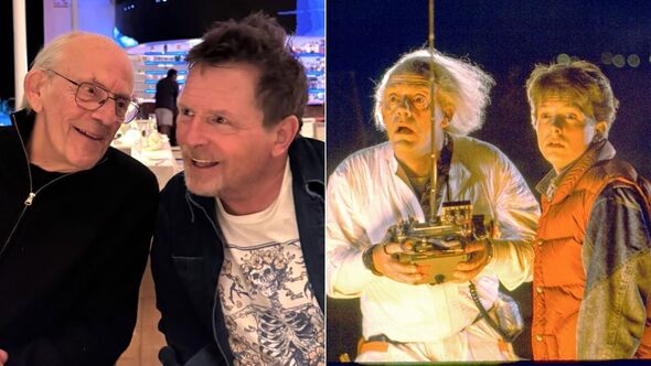 Michael J Fox shares ‘serious’ message as he reunites with Back to the Future costar